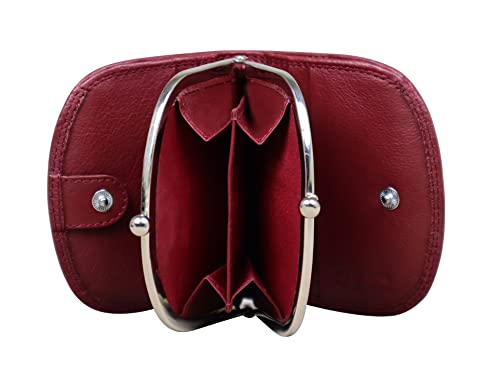 Calfnero Women's Genuine Leather Wallet-Long Purse Wallet with Multiple Card Slots and Note Compartment (Brodo)