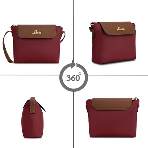 Lavie Women's Vero Flap Cross Body Sling Bag | Ladies Purse Handbag | Gift for Women