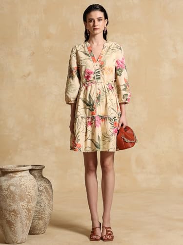 Kazo Morgan Mini Dress Yellow