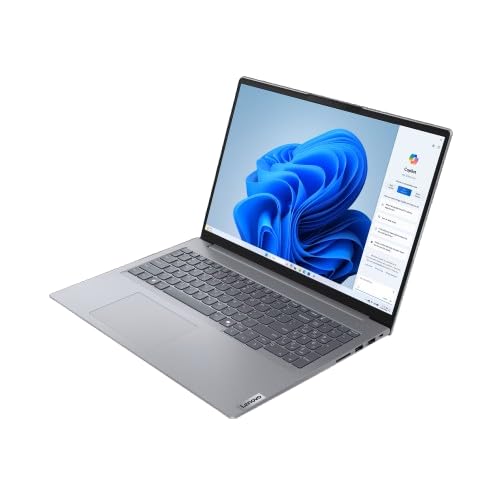 Lenovo ThinkBook 16, AMD Ryzen 5 7535HS, 16GB RAM, 512GB SSD, WUXGA IPS 16” (40.64cm), Windows 11 Home, Arctic Grey, 1.7Kg, 21MW00ETIN, Fingerprint, Backlit, 300 Nits, 1Y Warranty, Laptop