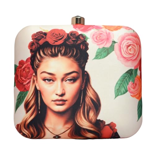 Artklim Gigi Hadid Printed Clutch