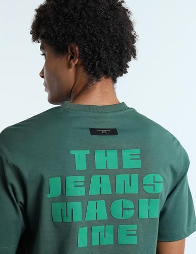 Flying Machine Typographic Brand Printed Relaxed Fit T-Shirt