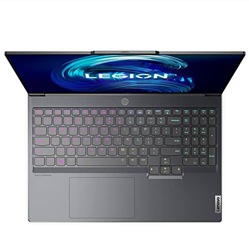 Lenovo Legion 7 Intel Core i9-12900HX 16" (40.64cm) QHD IPS 165Hz 500Nits Gaming Laptop (32GB/1TB SSD/Win 11/Office 2021/NVIDIA RTX 3080Ti 16GB/Alexa/3 Month Game Pass/Storm Grey/2.53Kg), 82TD009KIN