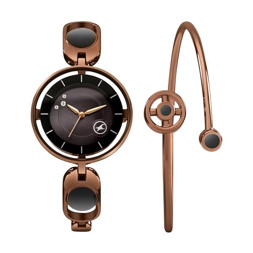 Fastrack Analog Black Dial Women's Watch-6237QM02F