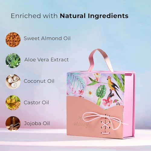 Whimsy Beauty Pretty Hang Bag Beauty Kit | Non-Toxic Beauty Set for Kids & Pre-Teens |Lip Gloss, Lip Tint, Eyeliner, Eyeshadow Palette, Mermaid Brushes & Puff Blender |Vegan & Cruelty-Free (Pack of 9)