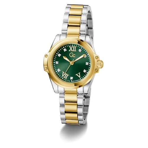 GUESS Collection Bolt Lady Green Round Dial Analog Women's Watch - Z58002L9