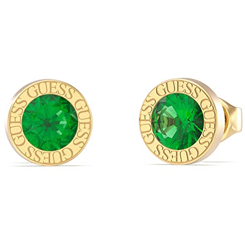 GUESS Color My Day Gold-Plated Stainless Steel Earrings For Women | Hypoallergenic | Lightweight & Durable | Perfect For Gifting
