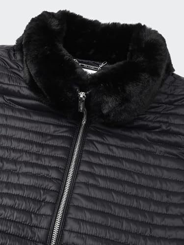 Calvin Klein Jeans Women's A-Line Coat (M4XTS419BLK_Black