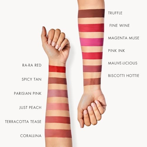 HYUE HydraMatte™ Liquid Lipstick | Barely Bold Bundle: Mauve-licious, Terracotta-Tease, Spicy Tan | 2.2 ml x 3 | Soft-Matte Long-Wear | With Jojoba, Almond & Gooseberry Extracts | Precision Applicator