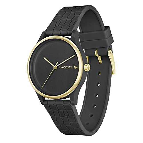 Lacoste Crocodelle Women's Quartz Watch, Black, Modern