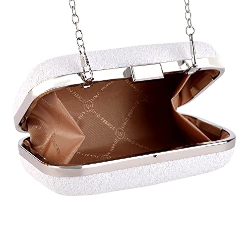 Lino Perros Women's White Clutch