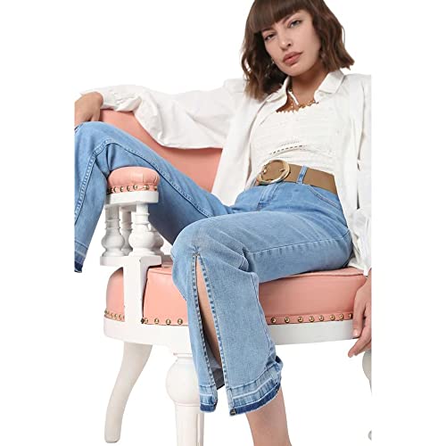 Vero Moda Women's Regular Jeans (10273703-Whispy Blue_Whispy 29)