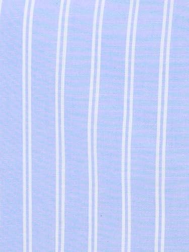 Pepe Jeans Blue Striped Women Three-Quarter Sleeves Shirt
