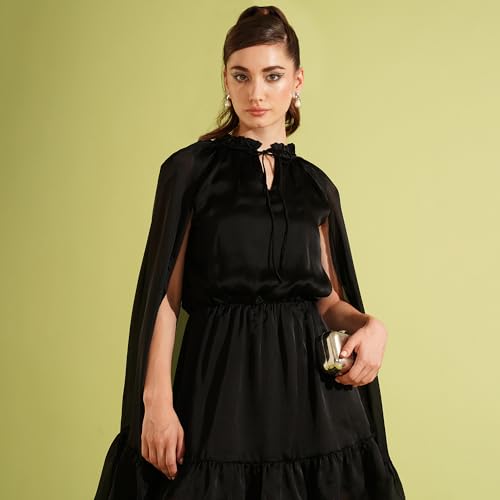 Globus Women Dress (GS565375_Black_M)