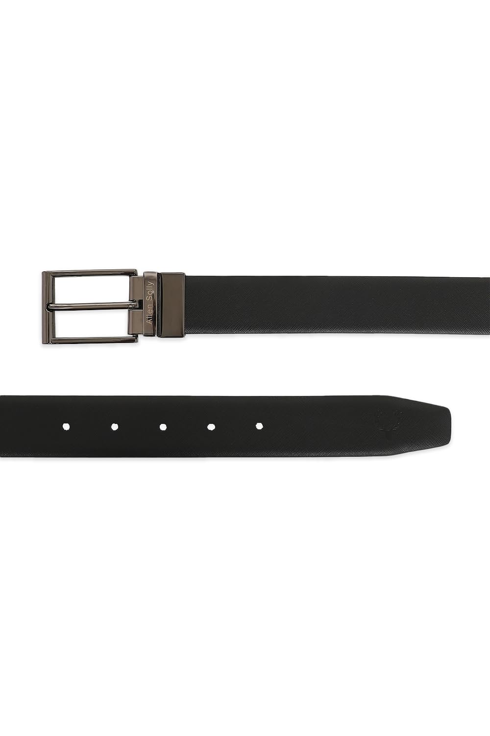 Men Black Solid Formal Belt