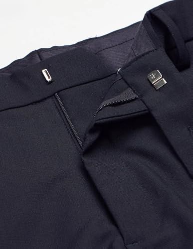 Arrow Men's Textured Super Slim Fit Trousers (ARAKTR2040_Blue_30)