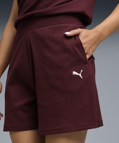 PUMA , Women, ESS ELEVATED Shorts, Ruby Shimmer, M (68502696)