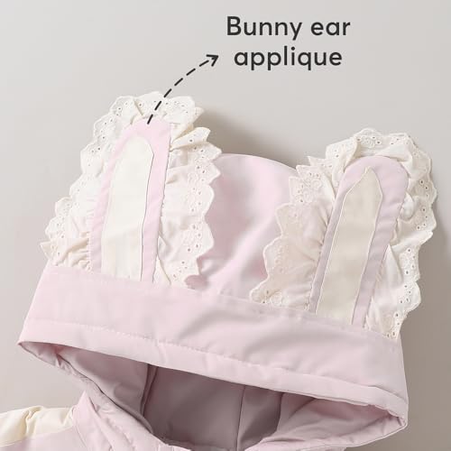 Hopscotch Girls Lilac Full Sleeves Animal Applique Lace Jacket For Age (3-4 Years)