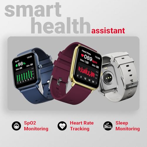 Fire-Boltt Ninja Call Pro Plus Bluetooth Calling Smart Watch, 1.83″ HD Display, AI Voice Assistant, 120+ Sports Modes, IP67 Waterproof, SpO2 & Heart Rate Monitor Smartwatch for Men & Women - Wine