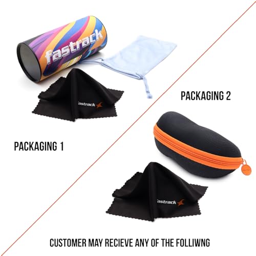 Fastrack UV Protection Hexagon Sunglasses for Unisex (Small)
