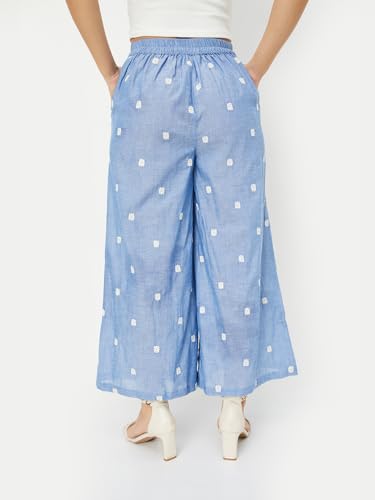 Max Women's Regular Trousers (SEA12_Blue
