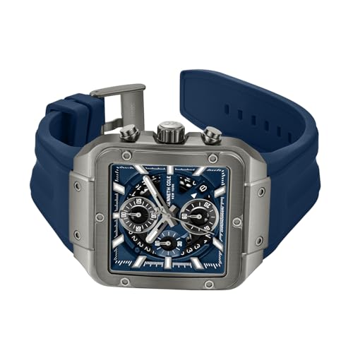 Kenneth Cole Quartz Analog with Blue Dial Blue Silicone Strap Watch for Men - KCWGO0065501MNW