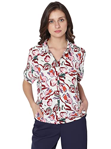 VERO MODA Slim Fit Shirt (10297130_Cloud Dancer_L)