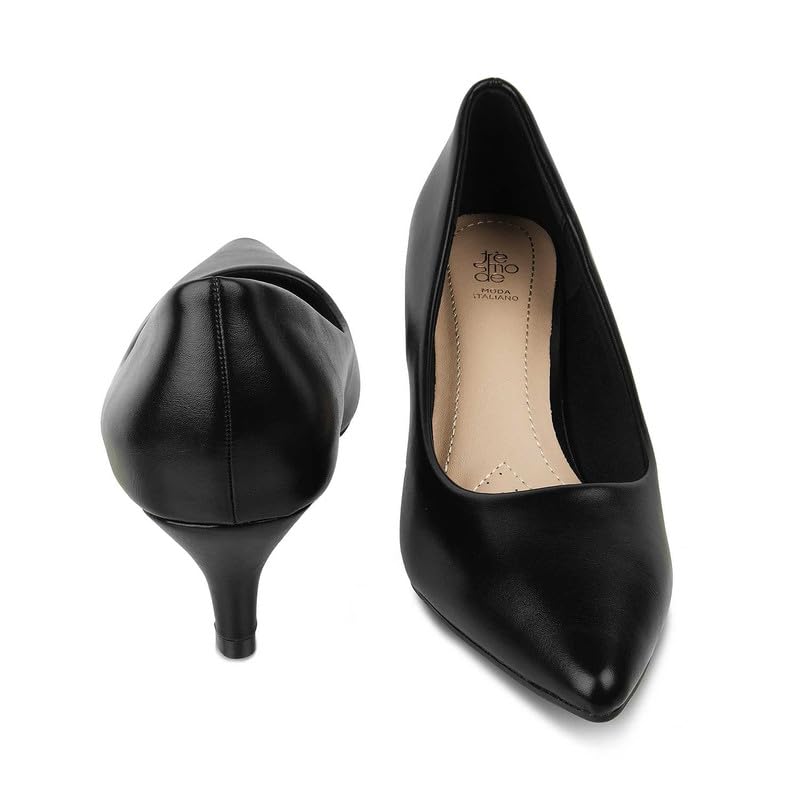 tresmode 239-CREET Black Women Pumps EU/37 UK/4