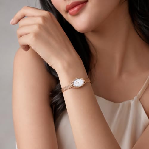 Daniel Wellington Tonneau 22mm Pink Dial Analog Women Watch - DW0DL2201