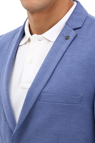 Allen Solly Men's Blazer (ASBZMUJFY57219_Blue