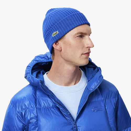 Lacoste Men's A-Line Coat (BH2889_Blue_HJM_50)