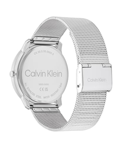 Calvin Klein Ck Iconic Qtz Basic Slim Black Round Dial Unisex's Watch- 25300012