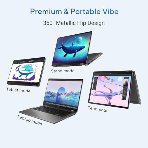 ASUS Vivobook 14 Flip (2026),Intel Core Ultra 7 355 (Series 3),Intel iGPU,16GB RAM,512GB SSD,FHD+ OLED,Touch screen,14"(35.5 cm),Win 11,M365 Basic(1Y),Office 24,Gray,1.57 Kg,TP3407AA-SG123WS,AI Laptop