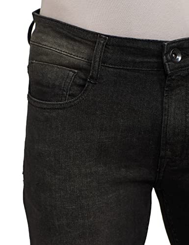 Pepe Jeans Mens Straight Jeans (PM206800A541_Black 1_38)