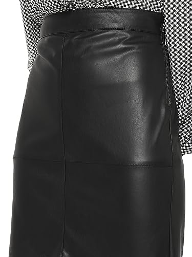 VERO MODA Polyester Blend Western Skirt Black