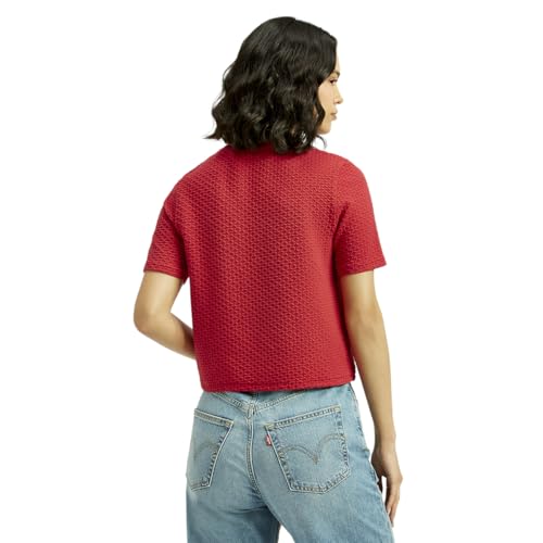 Levi's Women's Regular Fit T-Shirt (000C2-0011_Red