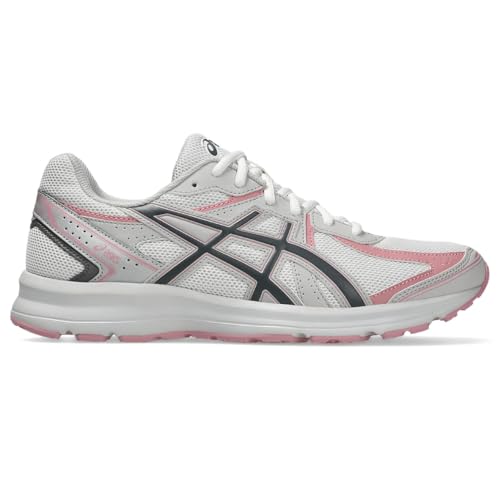 ASICS Unisex Jog 100S White/Carbon Sneakers - 12 UK Men/ 11 UK Women (1203A684.103)