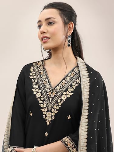 Libas Printed Rayon Straight Kurta set for Women (400276IRXS)