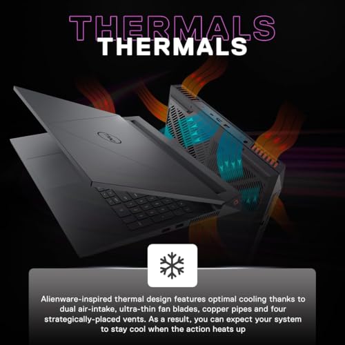 Dell G15-5530, Intel Core i5 13th Gen -13450HX, RTX 3050-6GB, 16GB DDR5, 512GB SSD, FHD, 15.6"/39.62cm, 120Hz, Windows 11, MS Office 21, Dark Shadow Grey, 2.65KG, G15-5530, Backlit KB, Gaming Laptop