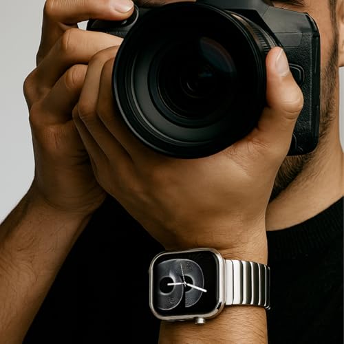 Noise Pro 6 Max Smart Watch:Intelligent AI, Endless AI Watch Faces, AI Companion, 1.96” AMOLED, Stainless Steel Build, Built-in GPS, 5 ATM, EN2 Processor, for iOS & Android(Pure Titanium)