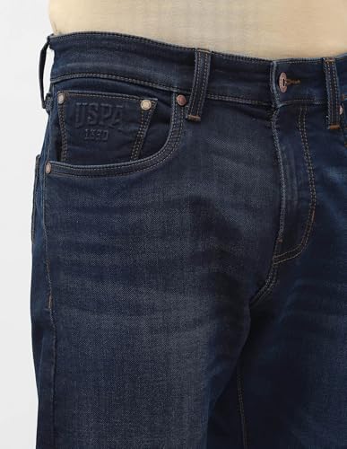 U.S. Polo Assn. Denim Co. Men's Henry Tapered Fit Blue Jeans (UDJEN1933_Blue_40)