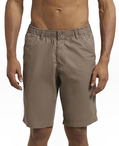 Jockey Men's Regular Shorts (1203_Dark Khaki_L_Dark Khaki_Large)