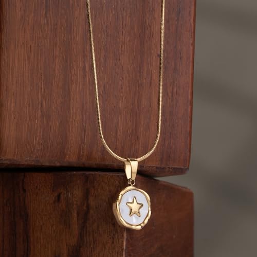 PALMONAS Orbit Star Necklace for Womens - Waterproof & Anti-Tarnish, Gift for Girls & Women