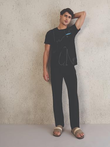Sweet Dreams Men's Abstract Graphic Printed Pyjama Set