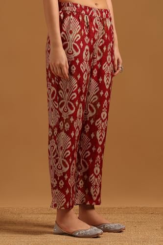 Soch Womens Red Desert Storm Ethnic Motifs Co-Ord Set