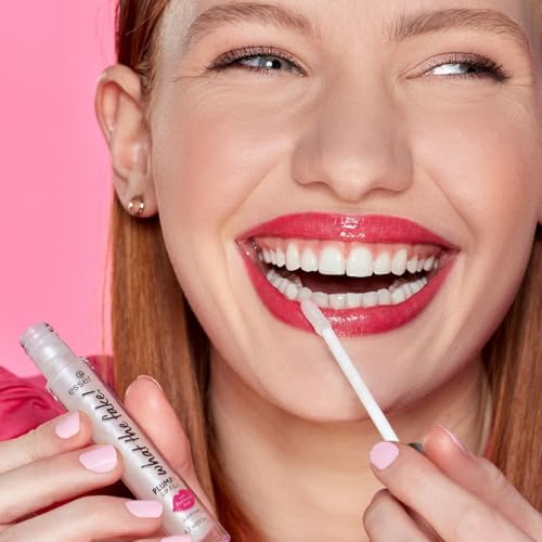 essence What the Fake! Plumping Lip Filler | Lip Gloss for Full, Voluminous Lips | Translucent Pearly Finish | Vegan & Cruelty Free, Gluten Free, Paraben Free