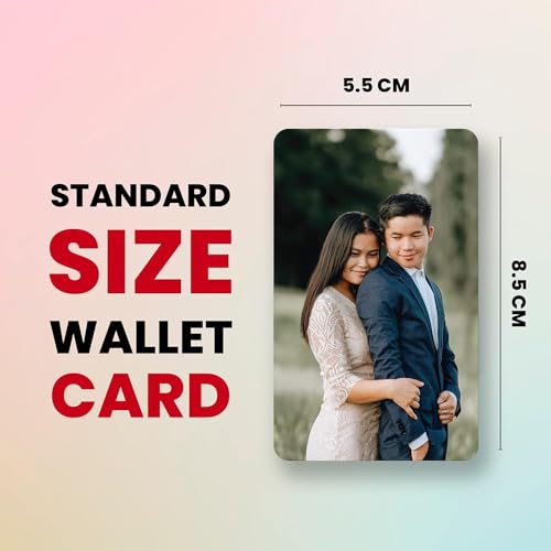 Customized Wallet Card with Your Photo, Message & Spotify Code | Personalized Gift for Loved Ones | Custom Bitmoji or Illustration Card | Perfect for Anniversary, Birthday, Thanksgiving Gift