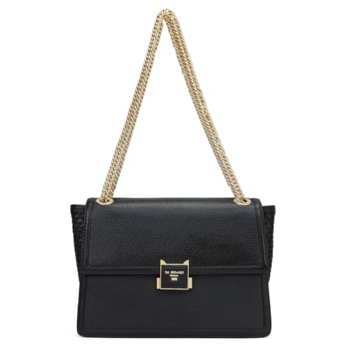 Da Milano Leather Shoulder Bag for Women - Caramel Brown (LB-00432B)
