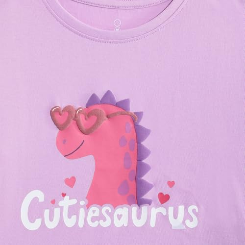 Mothercare Girls Printed Full Sleeves T-Shirt - Lavendar