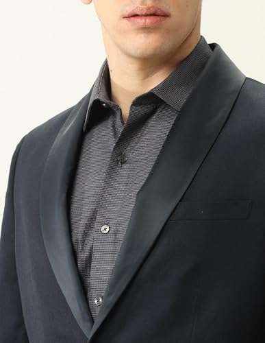 Arrow Men's Body Tailored Fit Ceremonial Tuxedo Suit Navy